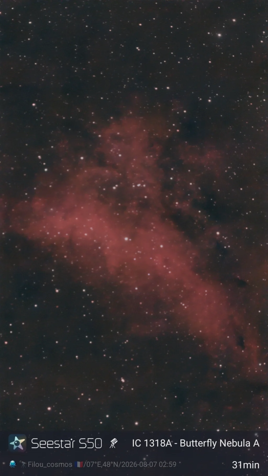 IC1318A - Butterfly Nebula A